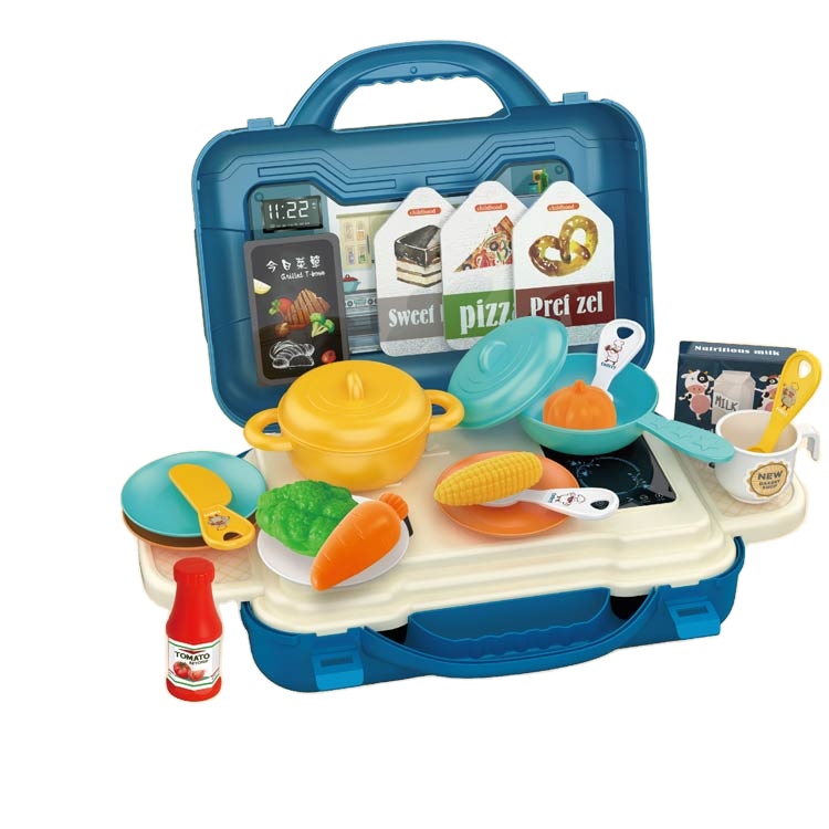 Детский кухонный набор, игрушка, ролевая игра в приготовление пищи, спрей, Детская кухонная игрушечная коробка из пластика