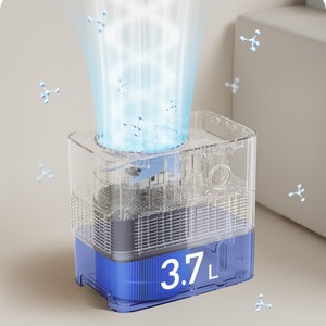 เครื่องเพิ่มความชื้นในอากาศมีเดีย 2.6-4.0 ลิตร ความจุขนาดใหญ่ ทำงานเงียบ สำหรับบ้าน ห้องนอน สีขาว - Product Image 6