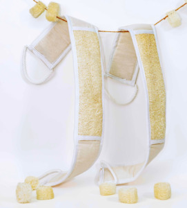 แปรงขัดหลังใยบวบธรรมชาติแบบยาวพรีเมียม ขายส่ง - Product Image 4