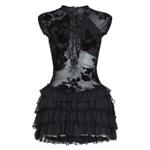 เดรสสั้นรัดรูปสีดำสุดฮิตปี 2025 สำหรับผู้หญิง ดีไซน์หรูหรา เซ็กซี่ โชว์หลังเว้าลึก - Product Image 2