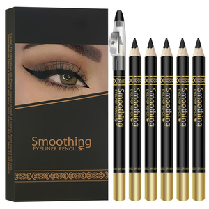 Crayon pour les yeux <span class=keywords><strong>Kajal</strong></span> longue durée en gros, crayon pour les yeux Kohl, imperméable, anti-bavures, noir mat - Product Image 2