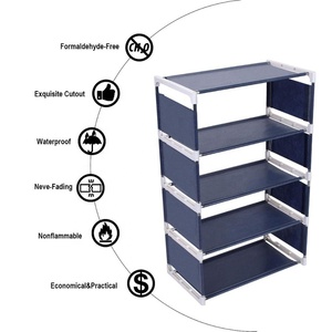 4 Tiers Storage <strong>Shoe</strong> <strong>Rack</strong> for <strong>Hallway</strong> <strong>Shoe</strong> Organizer Cabinet DIY Shelf - Product Image 3