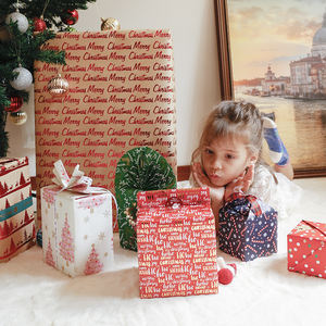 Wholesale 80g Coated <b>Paper</b> Christmas Luxury Gift Packaging Wrapping <b>Paper</b> for Gifts Packaging - Product Image 5