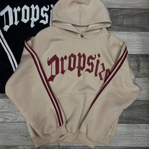 Fabricante de impresión personalizada de gran tamaño DTG Sudadera con capucha elegante Casual Streetwear 100% algodón Terry Drop Shoulder Hoodies al por mayor Hombres - Product Image 2