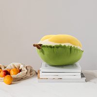 Durian en peluche personnalisé, petite nourriture en peluche pour enfants en peluche Kawaii, oreiller de fruits à câliner, poupée d'anniversaire
