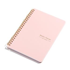 Carnets de notes A5 à spirale hebdomadaires et quotidiens en gros, planificateur d'<span class=keywords><strong>agenda</strong></span> mensuel transparent en PP - Product Image 4