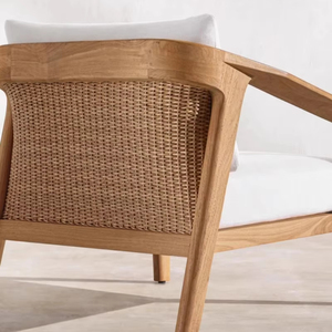 Teca al aire libre ocio ratán sofá combinación jardín ratán silla jardín sofá - Product Image 2