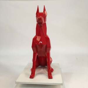 Decorazioni Statue Art Statue In Resina a Grandezza naturale Hound Cane Da Caccia Statua - Product Image 3