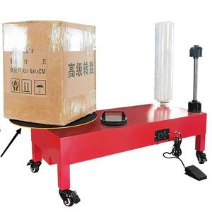 Hoàn toàn tự động PE Bộ phim nhựa căng Gói máy cho Pallet lớn tổ ong gói giấy cuộn máy móc thực phẩm Thùng - Product Image 3