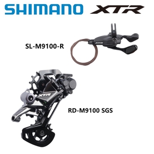 Para SHIMANO <span class=keywords><strong>XTR</strong></span> M9100 Palanca de cambios delantera de 12 velocidades + Grupo de cambio <span class=keywords><strong>trasero</strong></span> para bicicleta MTB Clamp-On I-Piece <span class=keywords><strong>XTR</strong></span> Shifter M8100 - Product Image 3