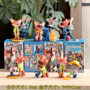 Figuras Coleccionables de la Serie Zoo2, Cajas Sorpresa, Judy, Fox, Nick Wilde, Juguetes, Adornos para Coche, Regalos - Product Image 2