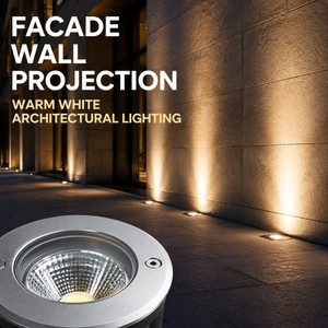 Projecteur LED COB extérieur 40W 50W, étanche IP67, encastré, pour allée, jardin, éclairage paysager - Product Image 1