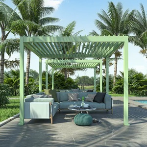 ศาลาอะลูมิเนียมแบบปรับได้  โซลูชั่นการให้ร่มเงาที่สมบูรณ์แบบสำหรับลานเฉลียง สวน และสนามหลังบ้าน  ขายตรงจากโรงงาน - Product Image 1