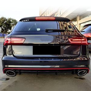 Diffusore Posteriore Stile <span class=keywords><strong>RS6</strong></span> Nero Lucido con Terminale di Scarico per Audi A6 S6 2016-2018 Sports S Line Diffusore Paraurti Posteriore di Alta Qualità - Product Image 6