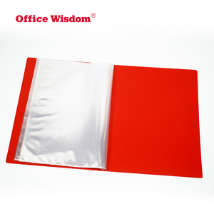 Tùy chỉnh khuyến mại logo nhựa A4 20 Pockets hiển thị clearbook tấm trong suốt Protector PP rõ ràng thư mục tài liệu - Product Image 6