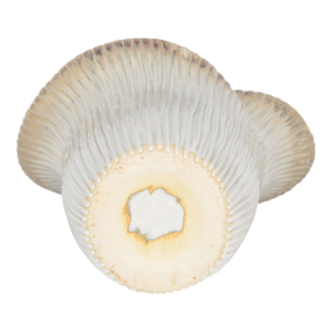 Vaso in ceramica scultoreo a forma di campana con texture scanalata per l'arredamento del soggiorno e l'esposizione domestica - Product Image 6