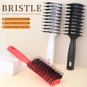 Cepillo de Plástico Profesional para Peinar, con Logotipo Personalizado de Fábrica, para Peinados <span class=keywords><strong>Pompadour</strong></span> y con la Cabeza Recogida, en Oferta - Product Image 6