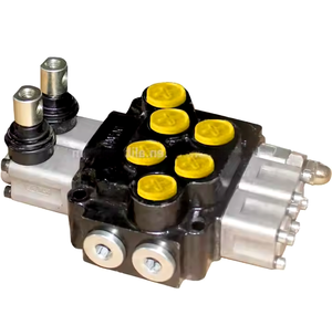 วาล์วไฮดรอลิกแบบโมโนบล็อกหลายทิศทาง รุ่น DCV40 40LPM จากโรงงานจีน  แบบแมนนวล  รับผลิตแบบ OEM - Product Image 3