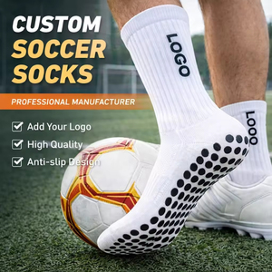 High Quality Football <b>Socks</b> Custom Logo Football <b>Socks</b> Anti Slip <b>Socks</b> for Men Athletic Training - Product Image 1