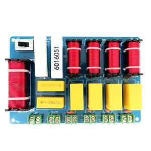 400W 4 Treble 1 Bass 5 Way High <span class=keywords><strong>Low</strong></span> <span class=keywords><strong>Pass</strong></span> Filter Tweeter Altavoz Divisor de frecuencia Hifi SPRAGUE 6501 Crossover de red pasiva - Product Image 1
