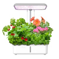 Machine de plantation intelligente à arrosage automatique pour jardinage intérieur, système hydroponique WiFi avec lumière LED pour culture sans terre