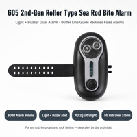 Alarm Gigitan Ikan, Lampu LED & Alarm Bunyi Ganda, Alarm Gigitan Pancing Laut Sensitivitas Tinggi untuk Memancing Ikan Mas