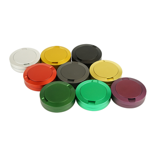 Vente chaude de haute qualité boîtes de conserve Snus personnalisées boîte <span class=keywords><strong>en</strong></span> <span class=keywords><strong>étain</strong></span> conception de forme ronde à bas <span class=keywords><strong>prix</strong></span> Services d'usinage boîte Snus <span class=keywords><strong>en</strong></span> métal de qualité - Product Image 1