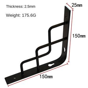 Supporto Moderno <span class=keywords><strong>in</strong></span> Lamiera di <span class=keywords><strong>Ferro</strong></span> per Mensole Mobili da Parete per Arredamento Soggiorno - Product Image 6