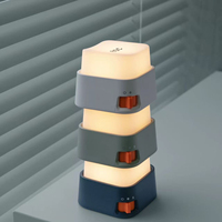 Veilleuse LED en forme de touche de clavier, en ABS, rechargeable, design moderne, pour ornement de bureau amusant et ambiance de sommeil