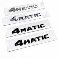 Autocollant de voiture 4x4 pour badge 4MATIC arrière, lettres électroplaquées, pour Classe C, Classe E, Classe S, GLA, GLK, W222, W223