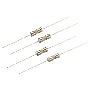 UL 3.6X10mm 250V Time Lag Slow Blow Tube Céramique Fusible PTU Série HTP Tube Céramique Fusible 0.1A 1.5A 3A 8A 10A 250Vdc Céramique FUSIBLE