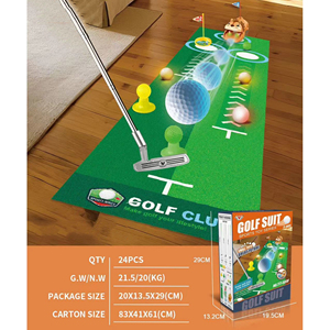 Chipping <strong>Casual</strong> <strong>Golf</strong> Training Swing Mats <strong>Game</strong> <strong>Set</strong> <strong>Golf</strong> Chipping <strong>Game</strong> <strong>Golf</strong> Putting Mat with 8 Balls Indoor Outdoor Toys for Kids - Product Image 6