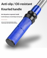 Clé dynamométrique à cliquet réglable de précision de qualité industrielle OEM, 1/2 pouce, 20-210 Nm, pour l'entretien mécanique