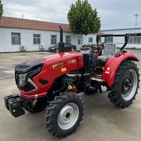 Mini Trattore 4x4 con Caricatore Frontale e Retroescavatore, Piccolo Veicolo Agricolo 70/80hp ad Alta Produttività