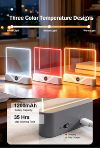 <b>Rechargeable</b> Clear <b>Led</b> Book Full Page <b>Light</b> Panel Plate Lamp Board Flat Book <b>Light</b> for Reading in Bed 625 670 nm red <b>light</b> - Product Image 5