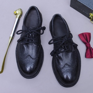 Zapatos Brogue de Cuero para Hombre Hechos a Mano, Construcción Goodyear Welt, Cierre con Cordones, Suelas de Cuero Genuino para Negocios y Bodas - Product Image 2