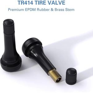 Valve de pneu de voiture en laiton TR-413 de qualité supérieure avec tige en caoutchouc EPDM, outil manuel de réparation automobile - Product Image 4