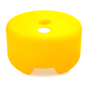 Base cylindrique en plastique remplissable de sable ou d'eau pour équipement de piste et de terrain de 32 mm - Product Image 2