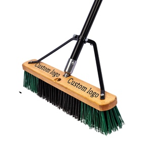 <span class=keywords><strong>Balai</strong></span> à pousser en PET robuste avec manche long de 18 à 24 pouces pour le nettoyage des terrasses, allées, garages et patios en béton - Product Image 5