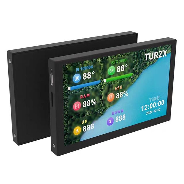 5-inch IPS case Secondary Screen Type-C Secondary Screen case Computer Monitoring Status FPS Without AID64