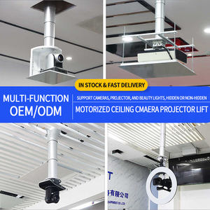 JGST Stock adéquat 1m 2m 3m hauteur réglable rétractable <span class=keywords><strong>motorisé</strong></span> plafond caméra encastrée projecteur cintre ascenseur plafond montage - Product Image 4