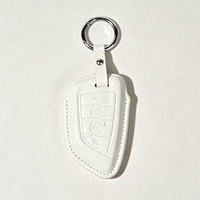 Porte-clés de voiture de luxe en cuir pour les séries 1/3/5/7 530 F48 X1-X6, résistant aux rayures et léger - KUNASI