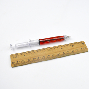 Stylos à bille à bille en plastique, <span class=keywords><strong>aiguille</strong></span> en forme de seringue, nouveauté - Product Image 4