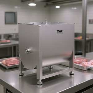 Mélangeur à viande manuel Vevor 60L, capacité 60 lb, acier inoxydable 304, pour la préparation de saucisses - Product Image 2