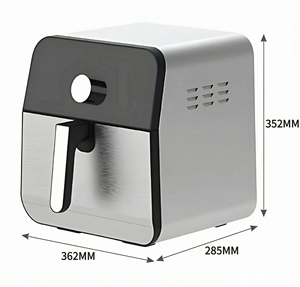 Friteuse à air 6L pour usage commercial et domestique, multifonctionnelle (rôtir/cuire/griller/chauffer), économe en énergie, design compact, certifiée CE/RoHS - Product Image 2