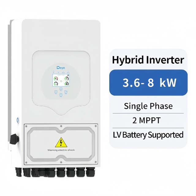 Deye Hybrid Inverter SUN-3.6-10K-SG05LP1-EU-AM2-P Hybrid Inverter 3.6kw 5kw 6kw 7kw 7.6kw 8kw 10kw Single Phase Low Voltage