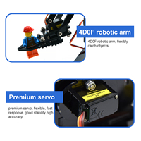 Kit de Brazo Robótico Keyestudio Micro Bit, Kit Educativo Inteligente de Brazo Robótico Mecánico para Microbit