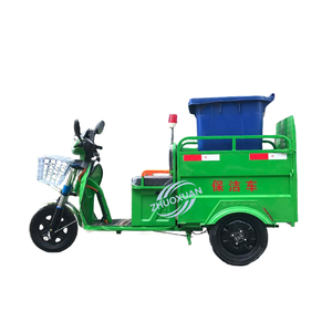Triciclo Eléctrico Urbano para Saneamiento, Camión de Basura de 240L con un Solo Contenedor, Batería de Plomo-Ácido, Carga Útil de 100-200kg y Autonomía de 50-70km - Product Image 2