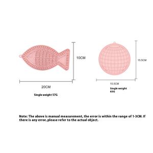 Viagem Pronto <span class=keywords><strong>Pet</strong></span> Alimentação <span class=keywords><strong>Bowl</strong></span> Use Eco Friendly Sólidos Peixe Em Forma De Silicone Alimentador Lento Anti Choke Dog Cat Lamber Food Mat - Product Image 4