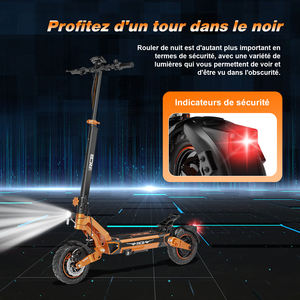 Patinete Eléctrico Urbano RCB D7 con Certificación CE, Motor sin Escobillas de 48V 500W, Aleación de Aluminio Ligera, Impermeable, Plegable, Carga de 150 kg, 45 km/h - Product Image 3